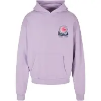 Mc Clothes Sweatshirt 'Sunset Charm' lavanda / rosa / preto