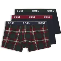 BOSS Boxers 'Power' marinho / verde escuro / vermelho / branco