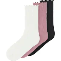 Name it Meias 'NKFOFANTI' cor-de-rosa / preto / branco