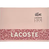 Lacoste L.12.12 Rose Eau de Parfum Spray 100ml Conjunto de 3 Peças