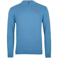 U.s. polo assn. Pullover azul / vermelho