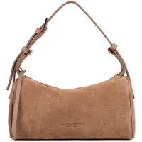 Lancaster Mala de ombro 'Lancaster Sac rectangle Zippé S Suède Camel' castanho