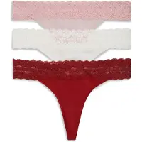 Tommy Hilfiger Tanga Uw0uw06337 3 Unidades