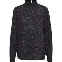 Kaffe Blusa 'tinna' marinho / castanho