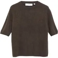 Comma Pullover castanho escuro
