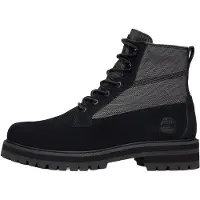 Timberland Botas com atacadores cinzento / preto