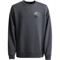 Alessandro Zavetti Sweatshirt 'Vicolo' pedra / branco