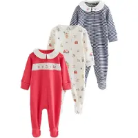 Next Pijama creme / camelo / navy / vermelho