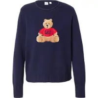 Gap Pullover navy / brocado / vermelho
