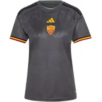 Adidas Camisa funcionais 'AS Rom 26/27' amarelo escuro / cinzento