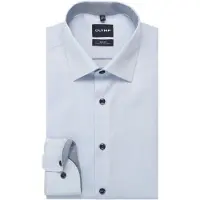 Olymp Camisa clássica azul claro