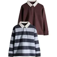 The Set Camisola navy / azul claro / borgonha