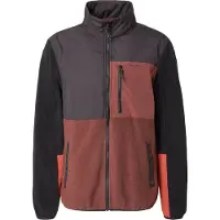 Iriedaily Casaco de velo 'Auf Deck' vermelho ferrugem / preto