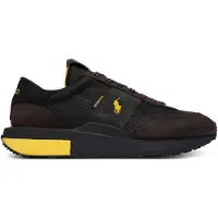 Ralph Lauren para homem. 809P15710002 Tênis Train 89 faded preto (40), Couro, Plano, Cordão, Casual