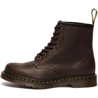 Dr. Martens unisex. 11822609 1460 Botas de couro Crazy Horse borgonha (38), Plano, 1 a 3cm, Cordão, Casual