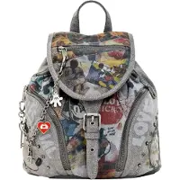 Desigual Mochila amarelo / cinzento / vermelho