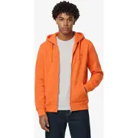Superdry para homem. M2014703A Moletom com capuz e zíper Essential Logo laranja (M), Casual, Algodão
