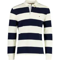 Tommy Hilfiger Sweatshirt 'ESSENTIAL' ecru / navy