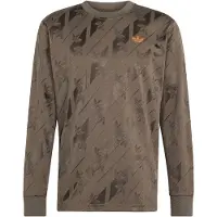Adidas CAMISOLA DE MANGA COMPRIDA EM JACQUARD TREFOIL