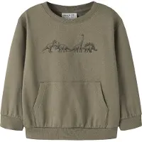 Name it Sweatshirt 'NMMVILDAR' oliveira / preto