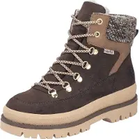 Rieker Bota com atacadores chocolate / cappuccino