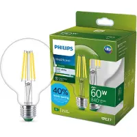 Philips Lampada E27 LED Globo G95 4W 840lm 840 clear