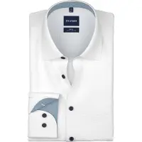 Olymp Camisa clássica 'Level 5' branco