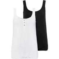 LASCANA Top preto / branco