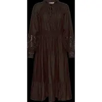Cream Vestido preto