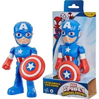 Spidey and his Amazing Friends Figura Spidey Captain America