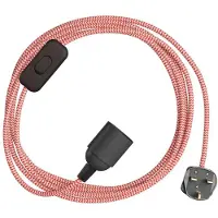 Creative Cables Porta-lâmpada Com Cabo Snakebis Shade Ready E14