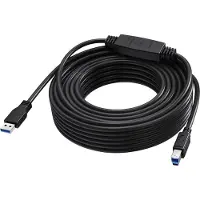 Vision Cabo Usb-a Para Usb-b Tc 15musb3.0+/bl