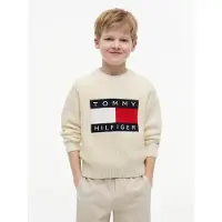 Tommy Hilfiger Pullover 'Heritage' vermelho / preto / branco