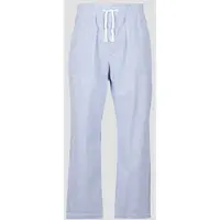 Service Works Calças Seersucker Chef Pants homens - Azul - EU M