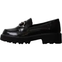 Xti para mulher. 14643301-NEGRO Mocassins 146433 preto (37), 3 a 5cm, Nenhum, Casual, Charão