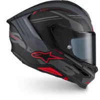 Alpinestars S-R7 A-Core Capacete Integral Mate/Preto/Antracite/Vermelho M