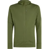 Icebreaker - Polares - M Merino 260 Quantum LS Zip Hoodie Sphagnum para Homem - Tamanho L - Caqui