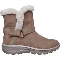 SKECHERS para mulher. 168051 Sapatos de couro Slip-ins Relaxed Fit Easy Going Dreamers Luxe Vibes botins de couro castanho (41), Marrom, Pla