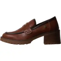 Xti para mulher. 14608403-CAMEL Mocassins 146084 marrom claro (41), 5 a 8cm, Nenhum, Casual, Clássico