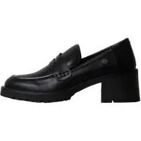 Xti para mulher. 14608401-NEGRO Mocassins 146084 preto (38), 5 a 8cm, Nenhum, Casual, Clássico