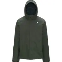 K-way - Casacos - Jacko Twill Marmotta Green B Blue A para Homem - Tamanho L - Caqui
