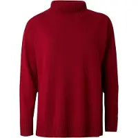 M-M Pullover 'MEANDRO' vermelho escuro