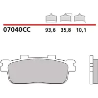 Brembo Pastilhas De Freio Orgânicas 07040