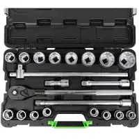 JBM Conjunto De Soquetes E Catraca 53728 3/4´´ 21 Peças