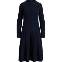 Ralph Lauren Vestido de malha azul escuro