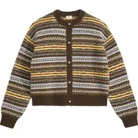 Levi's para mulher. 007VG-0003 Cardigan Charlotte Crewneck multicolor (L), Casual, Acrílico