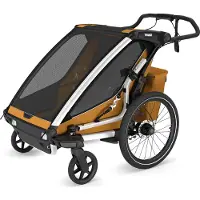 Thule - Carrinhos desportivos - Chariot Sport 2 Double Natural Gold para Unissexo - Amarelo