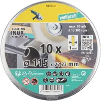 Wolfcraft Disco De Corte De Metal 115 Mm