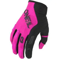 O'Neal Vestuário de corrida Element Women Luvas MX Preto/Cor-de-rosa S