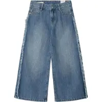 Pepe Jeans Jeans De Cintura Baixa Wide Leg Lw Lexy Frayed
